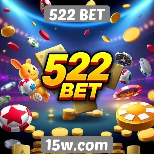 Variedade de jogos disponíveis na 522 BET